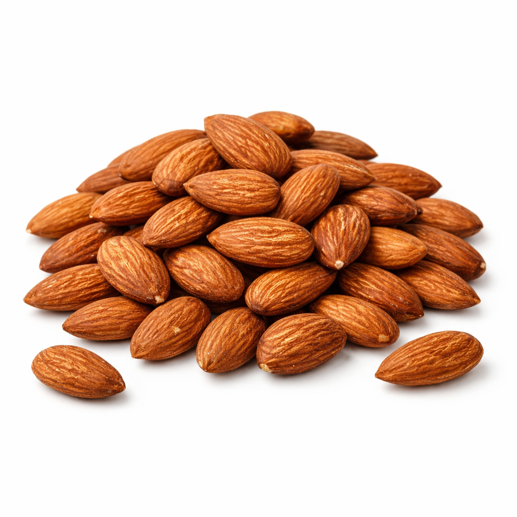 Mandelkerne mit Haut, natur