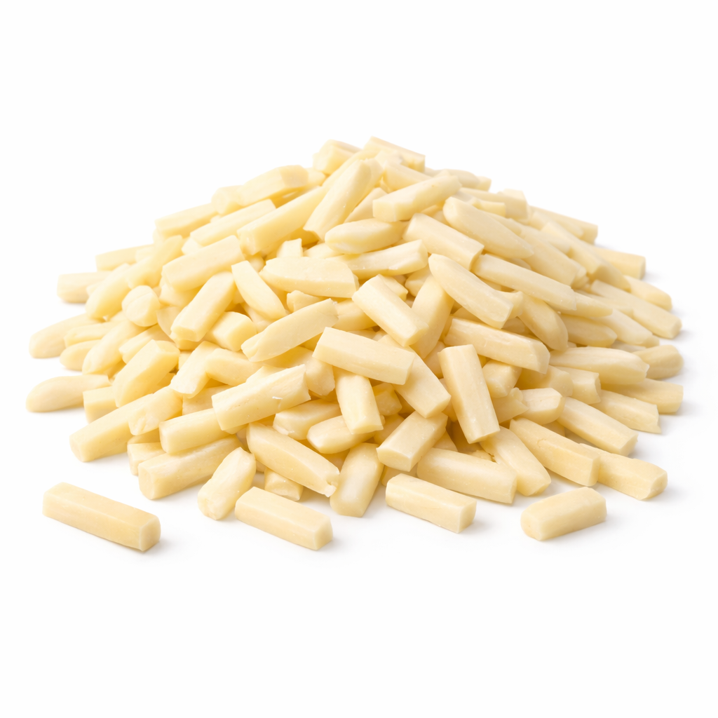 Feine Mandelstifte , blanchiert